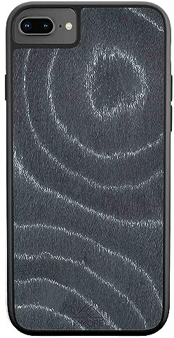 MMORE - Die Welle Holz Handyhülle, kompatibel mit iPhone 6 | 6S | 7 | 8 Plus - Voller Schutz, Langlebig, Sturzgeprüft, Schlank Design