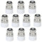 QmjdDymx 10Pcs B22 To E14 Socket Converter, Led B22 To E27 Adapter Light Bulb Adapter B22 To E14 Screw To Bayonet Bulb Adaptor Household Lamp Bases -White