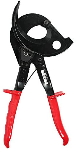 NirWa Coupe-câble Coupe-Fil de câble à cliquet Coupe-câble à cliquet Outil à Main Coupe de cuivre en Aluminium Robuste pour cuivre en Aluminium-Max 400 mm²/12,6 Pouces Pince coupante
