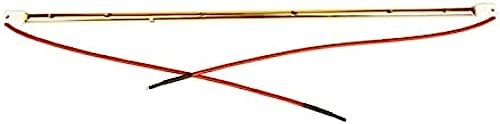 Paint Dryer Infrared Lamp 1050W 235V 53CM Paint Curing Bulb Halogen Quartz Heating Element Shortwave Infra-Red Light Golden Bulb Ruby Tube Infrared Paint Curing Lamp,L53g,530mm