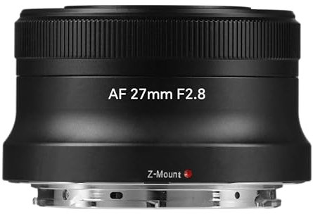 7artisans AF 27 mm F2.8 Autofokus-Objektiv, Weitwinkel-APS-C faszinierendes Autofokus-Kameraobjektiv für atemberaubende Fotografie (Nikon Z-Mount Z8 Z9 Z7 Z6 Z5 D850 D810 D750 D610 D7500 Serie,