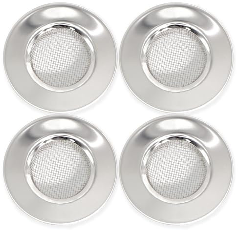 BEYLAB 4 Stück Siebe für Duftlampen Edelstahlsieb Räuchersieb für Räucherstövchen mit sieb Ø 7,5 cm