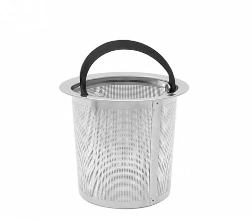 posud Tea Strainer for Loose Leaf Tea – Extra Fine Mesh Tea Infuser for 18.6 Oz / 550 ml posud Ceramic Teapot – Stainless Steel Tea Diffuser Filter with Heat Proof Handle for Tea pots