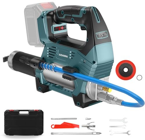Akku Fettpresse für Makita 18V Akku, 12000PSI 170g/min Elektrische Fettpresse, Bürstenlose Fettpresse (ohne Akku, ohne Ladegerät)