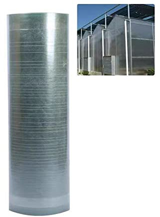 Klar 1,2x1m Polycarbonat Dachplatte für Gewächshaus Markise Balkon Fenster Schlagfest Leicht zu Biegen Fiberglas Dämmplatten Sichere Dekoration Zaun