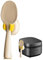 Standing Rice Spoon Shovel Spatula Suction Cup Household Rice Scoop Kitchen Aid with Non-Stick Coating Practical Gift Ideas for Family Friends