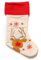 Louttary Weihnachtsstrümpfe Rentier, Klassische Weihnachtsdekoration und Geschenkhalter, Süßigkeitentüte, Einfache Installation
