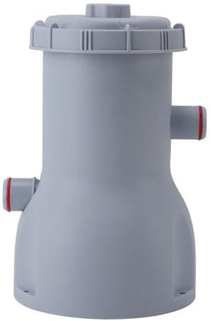 Fafeicy Bomba de Filtro de Cartucho Transparente de 35W Casa de Flujo de la Bomba de 530 GPH para Piscinas por Encima del Suelo - Mejorado de Claridad de Agua - Eficiente Energéticamente Eficiente