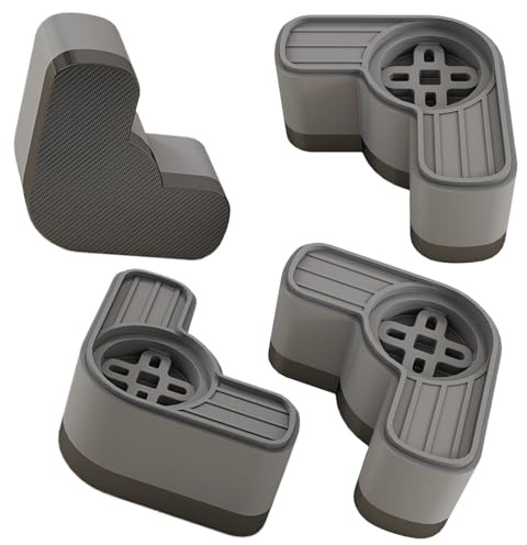 Coussin Anti-vibration Pour Machine À Laver – Pieds De Support Universels 440 G, Tapis De Meubles Stabilisateur D'amortisseur | Réduction Du Bruit, Résistant À L'humidité, Base Surélevée, Sèche-linge,