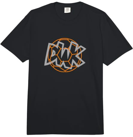 DWK Logo mit Fußball Comfort Colors Adult Heavyweight T-Shirt