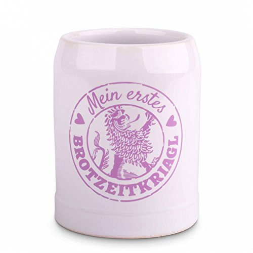 Kinderkrug Mei erstes Brotzeitkriagl pink