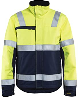 Blaklader 63781514 MULTINORM-OVERALLS, Gelb/Marine, grootte C152
