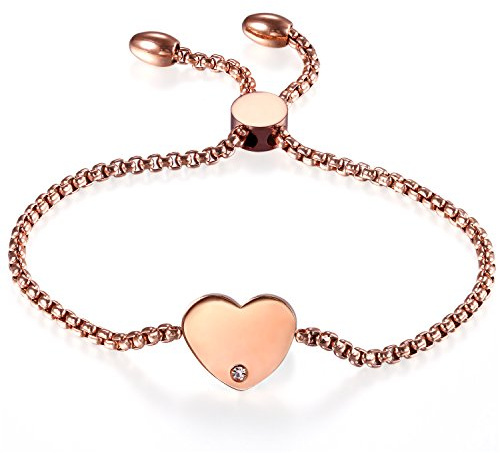 OIDEA Damen Armband Armkette mit Schiebeverschluss: Verstellbar Herz Kreuz Lebensbaum Handgelenk Baum des Lebens Elegant Armschmuck Geschenk für Frauen Mutter Freundin