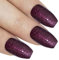 Bling Art Ballerina False Nails Fake Coffin Gel Red Brown Acrylic Long 24 Tips