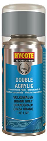 Hycote Double Acrylic Aerosol Car Spray Paint, Volkswagen - Urano Grey, 150 ml