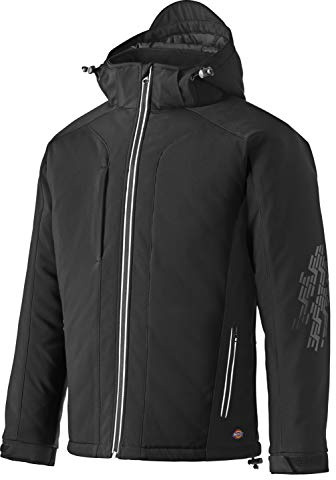 Dickies - Outerwear for Men, Winter Softshell Jacket, Waterproof, Black, S