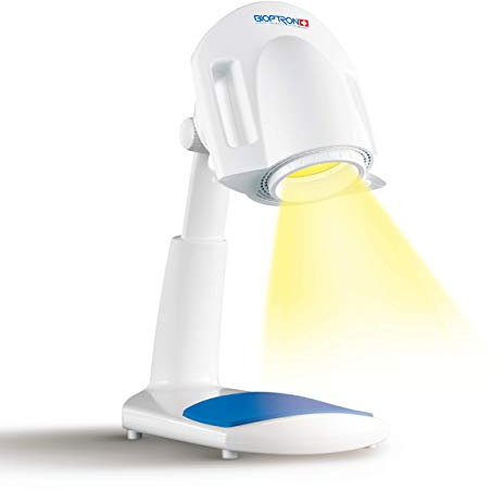 Bioptron Pro 1 von Zepter 7 in 1 Lichttherapie Infrarotlampe Wärmelampe gegen Akne Falten Licht bedeckt Gesicht wie eine Maske bekämpft Alterung der Haut wirksam und medizinisch nachweisbar