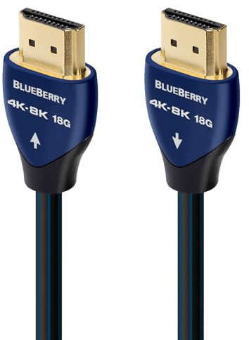 AudioQuest Blueberry Câble HDMI 4K-8K 18 Gbps 2,25 m