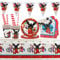 52Pz Stoviglie Feste Decorazione Bing Bunny, Tavola di Compleanno Tema, Stoviglie Decorative Bambini, Piatti Tazze Tovaglioli Bandiera Triangolare Cannucce Tovaglie, per Ragazzi Ragazze Articoli Feste