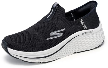 Skechers Max Cushioning Elite 2.0 Eternal Damen-Sneaker, händefreie Schlupfschuhe | Freihändige Slip-Ins, maximale Dämpfung, luftgekühlter Memory-Schaum, Ultra-Go-Mittelsohle, Stretch-Fit-Obermaterial
