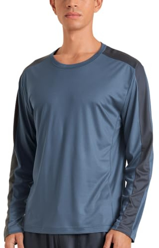 CALIDA DEEPSLEEPWEAR Cooling Langarmshirt Herren | natürliche Thermoregulierung, stoppt Überhitzung