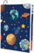 craspire Planet Dehnbarer Buchumschlag, Kosmischer Himmel, Waschbar, Wiederverwendbar, Große Nylon-Schutzhüllen, 9.4x15.7,(5) cm, Elastische Notizbuchhüllen, Geeignet Für Die Meisten Hardcover-Bücher