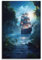 Segelboot-Poster, Motiv: Träume und Abfahrt, dekoratives Gemälde, Leinwand, Wandposter und Kunstdruck, moderne Familienschlafzimmer-Dekoration, Poster, 30 x 45 cm
