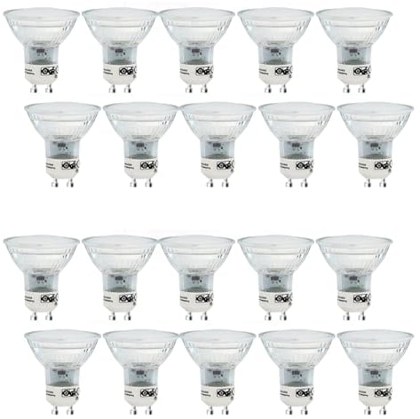 Homefire LED Lampen GU10 Leuchtmittel - 10er Pack 3W Warmweiss Glühbirne Einbaustrahler Ersetzt 50W Halogenlampen 3000K Bulb 120° Abstrahlwinkel Küchenlampe energiesparlampe Wandspot