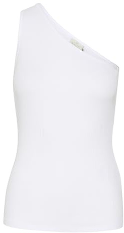 KAFFE Damen Jerseytop Kapia Damen Jerseytop Asymmetric One Shoulder Tank Top Ärmellos