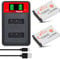Pickle Power 2-Pack NP-BX1 Battery and Charger for Sony ZV-1, DSC-HX99, DSC-WX500,DSC-RX100 IV, DSC-HX80, DSC-HX350, DSC-HX400, DSC-HX60, HDR-AS50
