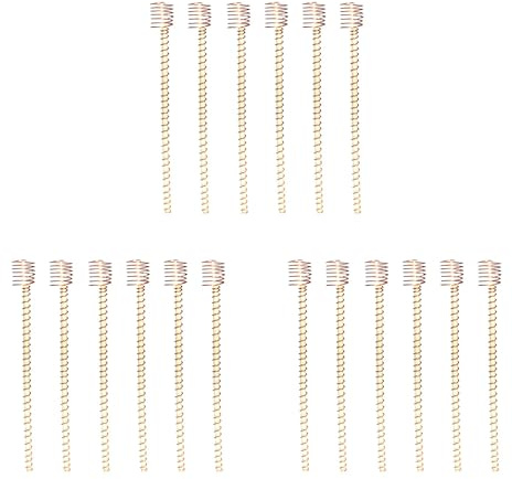 18 Pack Electroculture Gardening Copper Coil Antennas for Growing Garden Plants Vegetables with Electro Culture Coils