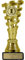 pokal-fabrik.de - Pokal mit Gravur Wunschtext in gold - personalisierte Auszeichnung und Sport Emblem nach Wahl - 15 cm inkl. Marmorsockel - Geschenk-Trophäe