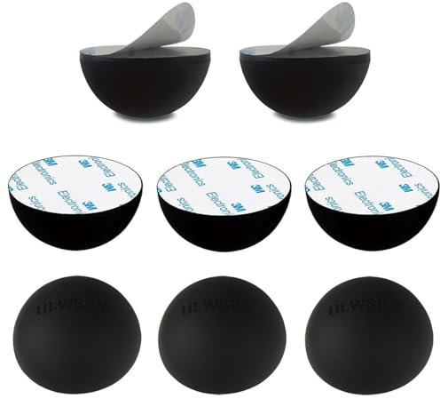1.25 Silicone Hemisphere Bumpers Isolation Feet, 8Pack Non Skid Speaker Isolation Pads,for Small Speaker Spikes,Turntable Isolation,Subwoofer,Record Player Sound Dampening&Anti Vibration