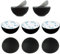 1.25 Silicone Hemisphere Bumpers Isolation Feet, 8Pack Non Skid Speaker Isolation Pads,for Small Speaker Spikes,Turntable Isolation,Subwoofer,Record Player Sound Dampening&Anti Vibration