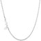 KRKC Herren Halskette, Kordelkette Silber Farbe Edelstahl 3mm Rope Chain, Nickelfrei Kette für Männer Herren Länge 61cm
