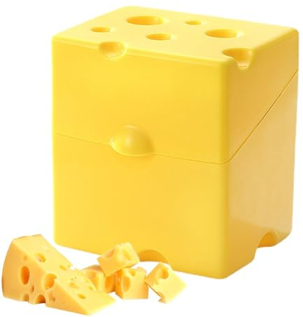 Grated Cheese Container - Versatile Cheese Storage, Airtight Preservation of Grated Cheese | BPA Free Container with Easy Pouring Spout, Perfect for Storing Grated Cheese and Toppings