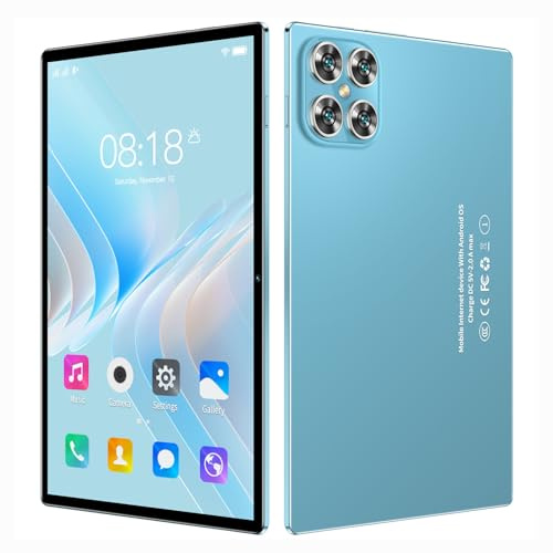 Tablette Android 10 pouces 10 Core Mini tablettes pour adultes Tablette de jeu Tablettes d'ordinateur avec 2 Go de RAM + 16 Go de ROM, 6000 mAh, caméras avant et arrière, prend en charge les appels de