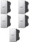 5x Pulsante assiale 16A, Moduli grigi, grigio, Compatibile Con BTicino Axolute, frutti, interruttori, pulsanti, deviatori, dimmer, sensori, PIR, buzzer, Per Placche originali e compatibili