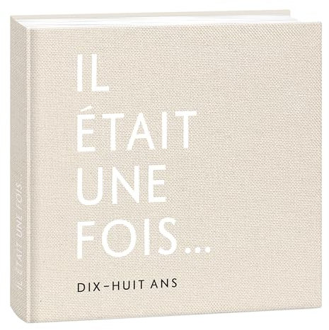 mintkind Livre de naissance bébé 0-18 ans – Album d'anniversaire à compléter, couverture en lin beige, souvenirs précieux, journal de bord pour bébé, étapes importantes et moments marquants