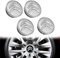 FGXBD 4 Stück 60mm Auto Radnabenkappen Nabendeckel für Citroen C3 X-TR, Radnabenabdeckung Center Felgendeckel Radkappen Wheel Caps,normal-C