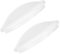 DIYEAH Lot de 2 Caches de Plafonnier Ronds en PVC Abat-Jour de Remplacement pour Luminaires de Plafond Installation Facile Luminaire pour Chambre la Cuisine Salle de Bain