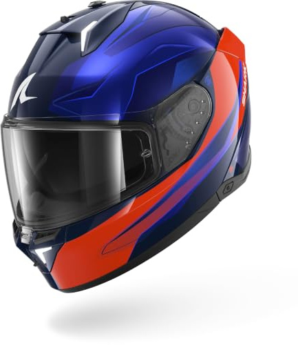 SHARK, Integraler Motorradhelm SKWAL i3 MEKARIUM Blue Orange BOB, S