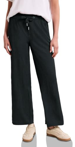 Street One Damen High Waist Wide Leg Hose im Casual Fit 3817775