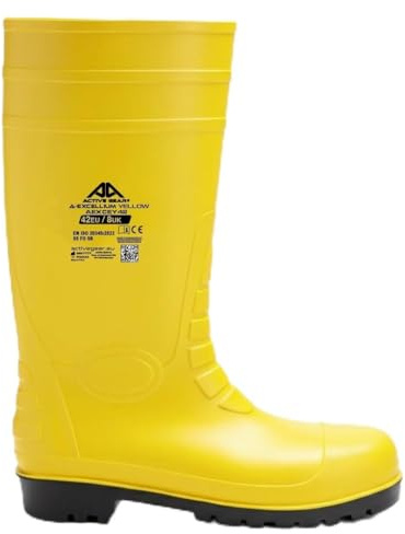 Stivali da Lavoro Active Gear in PVC/Nitrile S5 FO SR Giallo