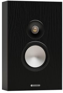 Monitor Audio Bronze 7G - Altavoz montado en la Pared, Perfil Delgado y Discreto, aplicación de Sonido Envolvente para Cine en casa, Salas de Juegos y Salas de Estar, Color Negro
