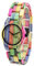 BEWELL Natürliche Hölzerne Uhren Für Damen Casual Uhr Analog Quarzwerk Armbanduhr Bunte Damenuhr mit Mischfarbe Bamboo Armband(Damen Mixed Color 1)