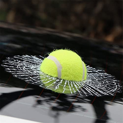 G&S GS Auto-Styling 3D lustiger Tennisball Hits Autofenster Aufkleber selbstklebend Auto Karosserie Tennis Aufkleber