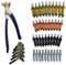 Cleco chiusure temporanee rivetti perni (40) pinze e 5 bordo lamiera pinze