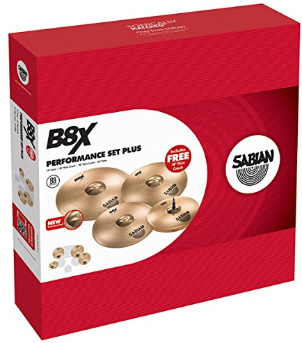 Sabian B8X Performance Cymbal Set Plus 14 Hats 16/18 Thin Crash 20 Ride