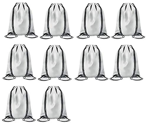 noTrash2003 Sicherheits Reflektor Beutel mit Kordelzug nicht nur für Kinder Tasche Rucksack Umhängetasche silber reflektierend Tragetasche (1er)